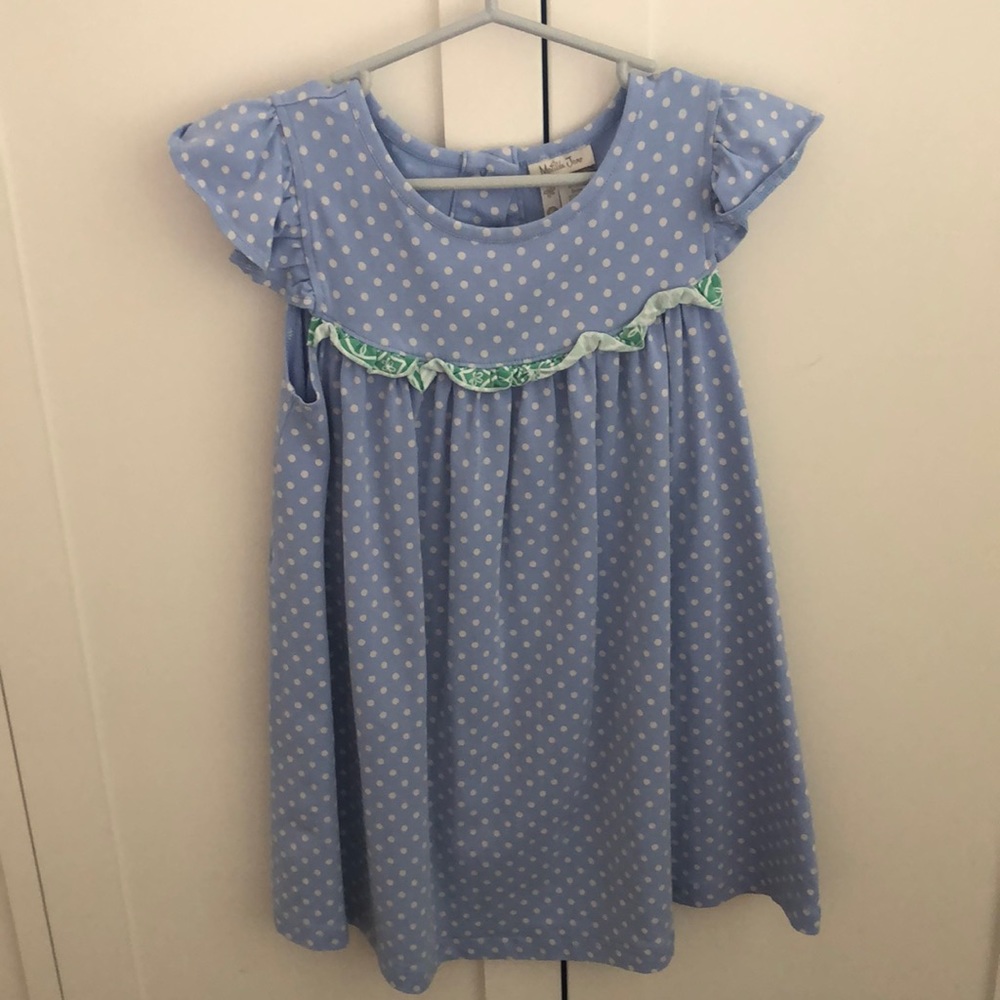 Matilda Jane blue bonnet pearl tunic size 6.